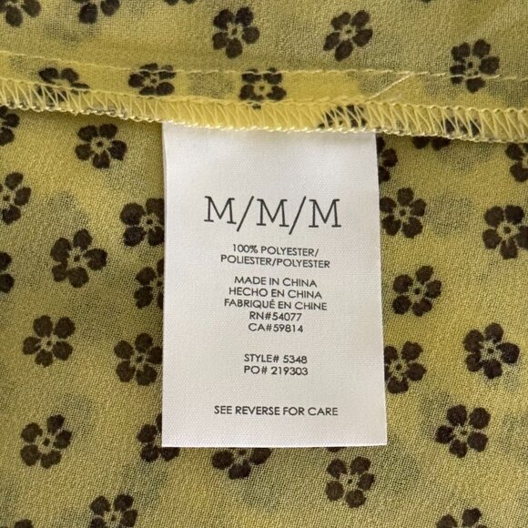 CAbi Viola Spring Daisy Sleeveless Blouse - #5348 - Medium - Picture 5 of 6